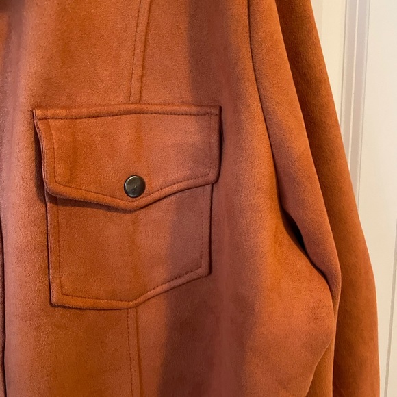 Orange Suede Jacket - Picture 2 of 3